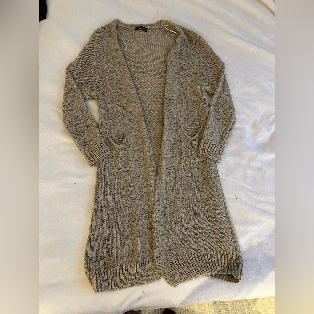 Simons Taupe Knit Cardigan